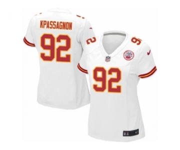 Women's Nike Kansas City Chiefs #92 Tanoh Kpassagnon Limited White NFL Jersey