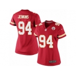 Women's Nike Kansas City Chiefs #94 Jarvis Jenkins Limited Red Team Color NFL Jersey