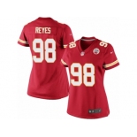 Women's Nike Kansas City Chiefs #98 Kendall Reyes Limited Red Team Color NFL Jersey