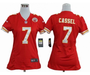 nike women nfl jerseys Kansas City Chiefs #7 Matt Cassel Red[nike]