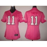 nike women nfl jerseys kansas city chiefs #11 smith pink[nike love]