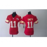 nike women nfl jerseys kansas city chiefs #11 smith red[nike]