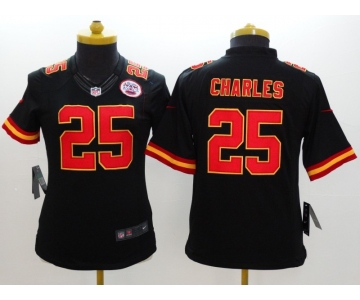 nike women nfl jerseys kansas city chiefs #25 charles black[nike limited]