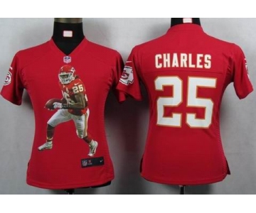 nike women nfl jerseys kansas city chiefs #25 charles red[portrait fashion]