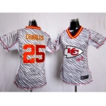 nike women nfl jerseys kansas city chiefs #25 charles[fem fan zebra]