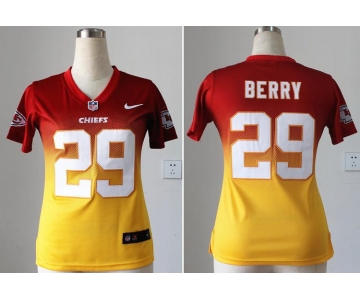 nike women nfl jerseys kansas city chiefs #29 berry red-yellow[nike drift fashion][second version]