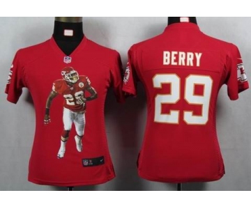 nike women nfl jerseys kansas city chiefs #29 berry red[portrait fashion]