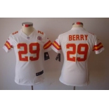 nike women nfl jerseys kansas city chiefs #29 berry white[nike limited]