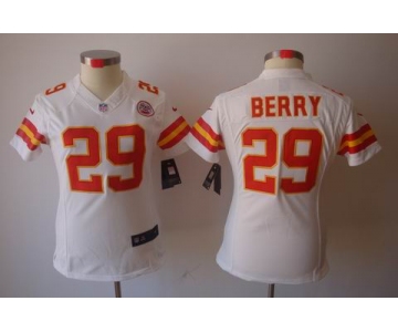 nike women nfl jerseys kansas city chiefs #29 berry white[nike limited]