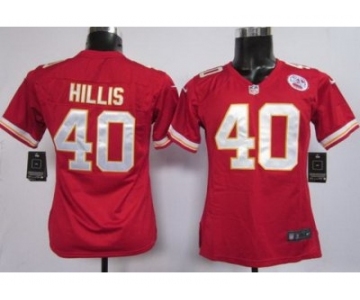 nike women nfl jerseys kansas city chiefs #40 hillis red[nike]