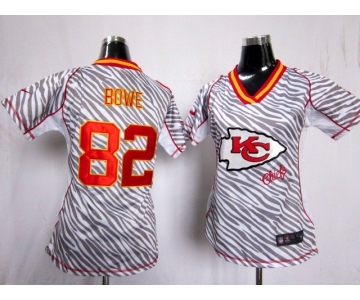 nike women nfl jerseys kansas city chiefs #82 bowe[fem fan zebra]