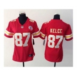 nike women nfl jerseys kansas city chiefs #87 kelce red[nike]