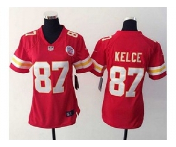 nike women nfl jerseys kansas city chiefs #87 kelce red[nike]