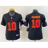 Youth Kansas City Chiefs #10 Isiah Pacheco Black Fashion Vapor Limited Stitched Jersey