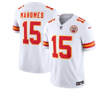 Youth Kansas City Chiefs #15 Patrick Mahomes White 2023 F.U.S.E. Vapor Untouchable Limited Stitched Jersey