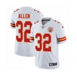 Youth Kansas City Chiefs #32 Marcus Allen White Vapor Untouchable Limited Player Football Jersey