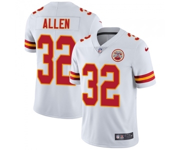 Youth Kansas City Chiefs #32 Marcus Allen White Vapor Untouchable Limited Player Football Jersey