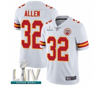 Youth Kansas City Chiefs #32 Marcus Allen White Vapor Untouchable Limited Player Super Bowl LIV Bound Football Jersey