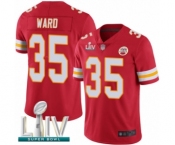 Youth Kansas City Chiefs #35 Charvarius Ward Red Team Color Vapor Untouchable Limited Player Super Bowl LIV Bound Football Jersey