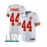 Youth Kansas City Chiefs #44 Dorian O'Daniel White Vapor Untouchable Limited Player Super Bowl LIV Bound Football Jersey