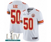 Youth Kansas City Chiefs #50 Darron Lee White Vapor Untouchable Limited Player Super Bowl LIV Bound Football Jersey