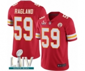 Youth Kansas City Chiefs #59 Reggie Ragland Red Team Color Vapor Untouchable Limited Player Super Bowl LIV Bound Football Jersey