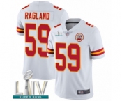 Youth Kansas City Chiefs #59 Reggie Ragland White Vapor Untouchable Limited Player Super Bowl LIV Bound Football Jersey