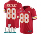 Youth Kansas City Chiefs #88 Tony Gonzalez Red Team Color Vapor Untouchable Limited Player Super Bowl LIV Bound Football Jersey