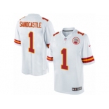 Youth Nike Kansas City Chiefs #1 Leon Sandcastle Limited White NFL Jersey