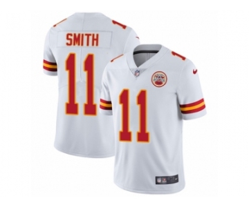 Youth Nike Kansas City Chiefs #11 Alex Smith Vapor Untouchable Limited White NFL Jersey