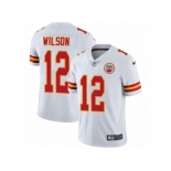 Youth Nike Kansas City Chiefs #12 Albert Wilson Vapor Untouchable Limited White NFL Jersey