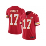 Youth Nike Kansas City Chiefs #17 Chris Conley Limited Red Rush NFL Jersey