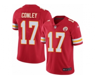 Youth Nike Kansas City Chiefs #17 Chris Conley Limited Red Rush NFL Jersey