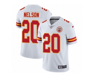 Youth Nike Kansas City Chiefs #20 Steven Nelson Vapor Untouchable Limited White NFL Jersey