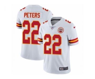 Youth Nike Kansas City Chiefs #22 Marcus Peters Vapor Untouchable Limited White NFL Jersey