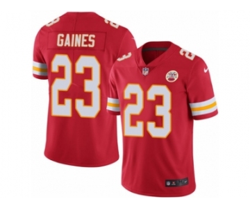 Youth Nike Kansas City Chiefs #23 Phillip Gaines Limited Red Rush NFL Jersey