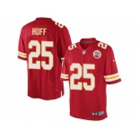 Youth Nike Kansas City Chiefs #25 Marqueston Huff Limited Red Team Color NFL Jersey