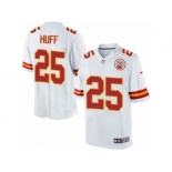 Youth Nike Kansas City Chiefs #25 Marqueston Huff Limited White NFL Jersey