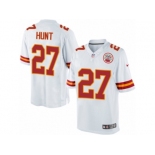 Youth Nike Kansas City Chiefs #27 Kareem Hunt Limited White NFL Jersey