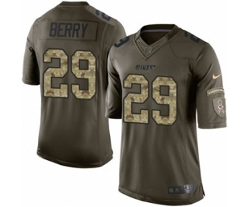 Youth Nike Kansas City Chiefs #29 Eric Berry Limited Green Salute to Service NFL Jersey