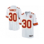 Youth Nike Kansas City Chiefs #30 Bishop Sankey Limited White NFL Jersey