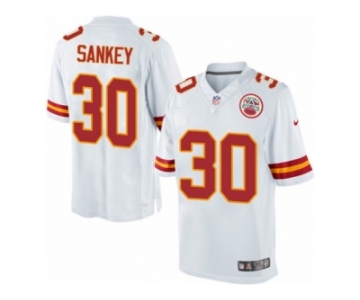 Youth Nike Kansas City Chiefs #30 Bishop Sankey Limited White NFL Jersey