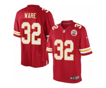 Youth Nike Kansas City Chiefs #32 Spencer Ware Limited Red Team Color NFL Jersey