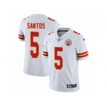 Youth Nike Kansas City Chiefs #5 Cairo Santos Vapor Untouchable Limited White NFL Jersey