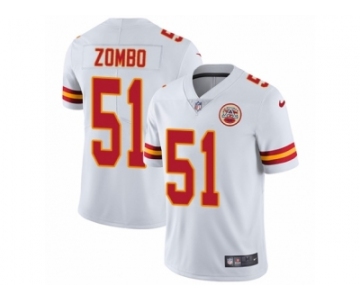 Youth Nike Kansas City Chiefs #51 Frank Zombo Vapor Untouchable Limited White NFL Jersey