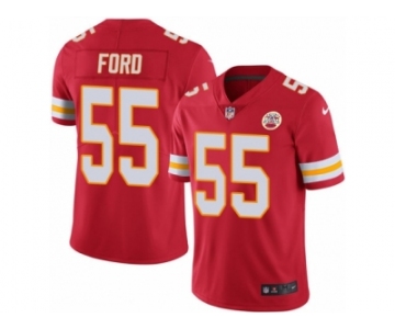 Youth Nike Kansas City Chiefs #55 Dee Ford Limited Red Rush NFL Jersey