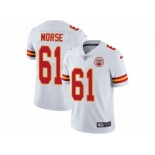 Youth Nike Kansas City Chiefs #61 Mitch Morse Vapor Untouchable Limited White NFL Jersey