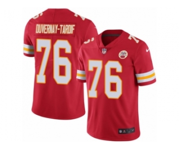 Youth Nike Kansas City Chiefs #76 Laurent Duvernay-Tardif Limited Red Rush NFL Jersey