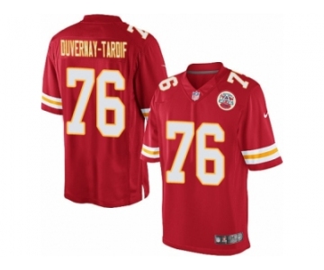 Youth Nike Kansas City Chiefs #76 Laurent Duvernay-Tardif Limited Red Team Color NFL Jersey