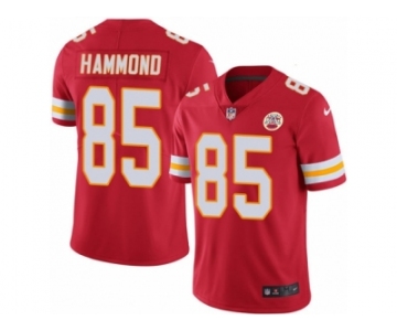 Youth Nike Kansas City Chiefs #85 Frankie Hammond Limited Red Rush NFL Jersey